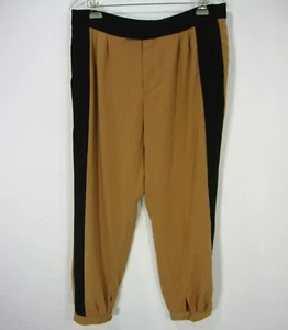 ZARA Mujer Marrón Negro Slim Piernas Talla L Grande 202 - Imagen 1 de 12