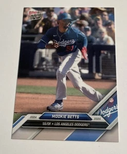 2024 Topps Now Mookie Betts Road To Opening Day Base #OD-272 Dodgers - Foto 1 di 2