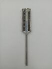 Vtg FR Corp Stainless Steel Photography Darkroom Thermometer With Clip On Back 