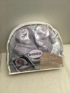 Boppy Head and Neck Support - Includes Neck Ring Gray/White 0+ Months