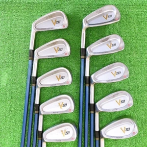 Lefty TaylorMade V-721 Iron Set 10pcs 3-Pw,Aw,Sw Flex R Regular Original Carbon - Picture 1 of 10