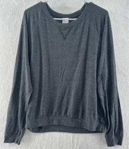 Project Social T Sweatshirt Womens Medium Gray Round Neck Long Sleeve - Picture 1 of 7