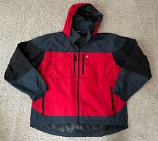 NEW Men's TOADZ Frogg Toggs Red Navy Hooded Jacket Zip-Front Pockets XXL