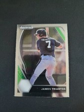2021 Panini Prizm Draft Picks Silver Prizm James Triantos #PDP56 A18