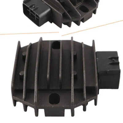 Voltage Regulator Rectifier Fit Yamaha YZF R6 2006-09 Motorcycle Aluminum Black Foto 1 de 4