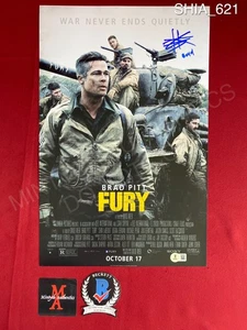 Shia LaBeouf autographed signed 11x17 photo Fury Beckett COA Boyd - Picture 1 of 2