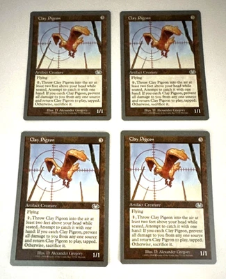 MTG X4 * Clay Pigeon X4  Playset  NM Unplayed Unglued  Regular  SellbyCyn - Image 1 of 4