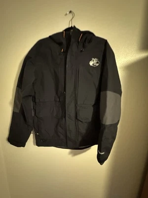 Bass Pro Shops 骨干 HPR 雨衣 - 男式中号 - 黑色 - 全新无标签 — 第 1/4 张图片