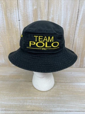 Шляпа-ведро Team Polo RL Polo Sport Ralph Lauren черная размер S/M - Изображение 1 из 4
