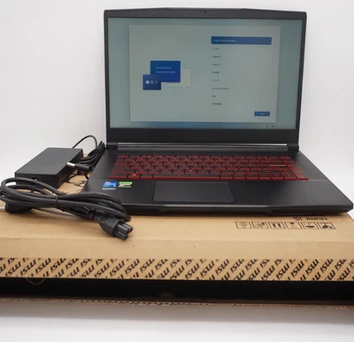 MSI MS-16R8 THIN GF63 15.6" 144Hz Ci5-12450H 8GB RAM 512GB SSD RTX 4050 - Image 1 of 4