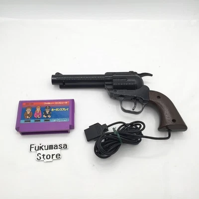 Nintendo Famicom Gun Controller HVC-005 with Game CRT TV Only Japan Tested - Image 1 of 4