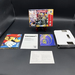 Nintendo N64 NFL Quarterback Club 98 Brett Favre BOX & INSERTS ONLY Great Shape - Picture 1 of 15
