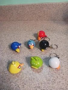 angry birds 7 Keychains Key Chains OR Ornaments - Picture 1 of 8