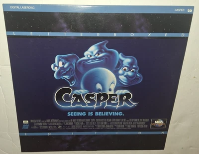 Casper The Friendly Ghost Laserdisc Vintage Movie 90s Letterboxed Edition 42571 - Bild 1 von 4