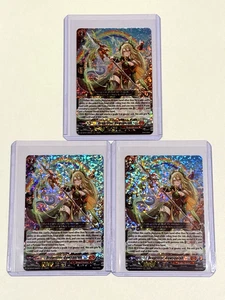 Cardfight!! Vanguard Moon Fangs & Cerulean Blaze - Dragritter, Qawsqozah RRR (3) - Picture 1 of 4