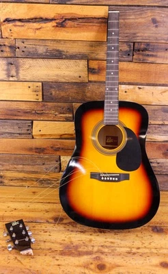Rogue RA-090 Dreadnought Acoustic-Electric Guitar Sunburst DAMAGED - Image 1 of 4