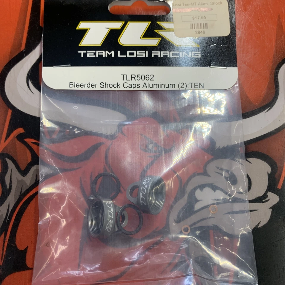 Tapones amortiguadores purga TLR5062, aluminio (2): DIEZ Foto 1 de 1