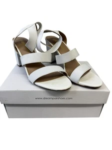 Dream Pairs Zapatos Mujer Talla 8 Blanco Victoria Tacón Bloque Sandalias con Tiras - Imagen 1 de 12