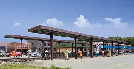 Walthers Cornerstone 933-4099 HO Scale Suburban Station Platforms -- Kit - Image 1 of 1