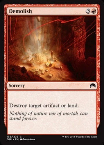 Demolish - Magic Origins #139/272 MTG Magic The Gathering - Image 1 of 1