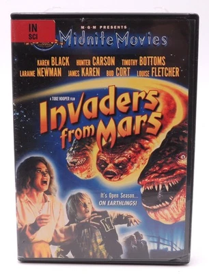 Invaders From Mars DVD MGM Midnite Movies Karen Black 1986 Horror Classic Hooper - Image 1 of 4