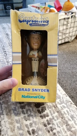 Brad Snyder Lake County Captains  SGA Bobble Body  RARE! Cleveland Indians Cover