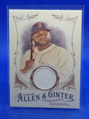 2016 Topps Allen & Ginter's Relics B Pablo Sandoval #FSRB-PS - Image 1 of 2