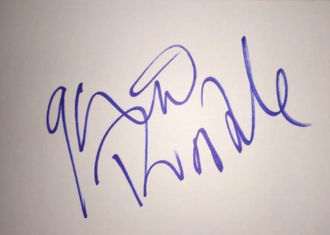 GAVIN ROSSDALE SIGNED 6X4 WHITE CARD BUSH MUSIC AUTOGRAPH ROCK 100% GENUINE Cover