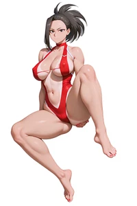 Yaoyorozu Momo My Hero Academia MHA Waifu Anime Sticker 6" Car Decal - Picture 1 of 1