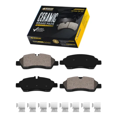 Rear Ceramic Brake Pads W/Clips for 2015-2022 Ford Transit-350 HD 3.2L 3.5L 3.7L - Image 1 of 4