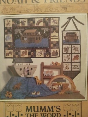 Debbie Mumm Noah's Ark Quilt Pattern Applique Pattern Noah & Friends - Image 1 of 2