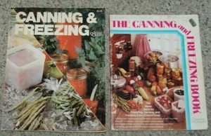Lot 2 Canning & Freezing Cookbooks Culinary Arts Institute + Ball 123 Home Guide - Picture 1 of 6
