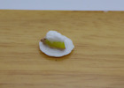 Dollhouse Miniature Lemon Meringue Pie Slice Handcrafted