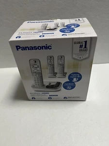 Digital Cordless Phone Panasonic KX-TGD223 Gold 3 Handsets Caller ID NEW! - Picture 1 of 6