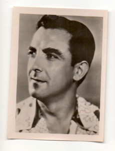 Aime Barelli 1951 Greiling Film Star E Series Cigarette Card  #98