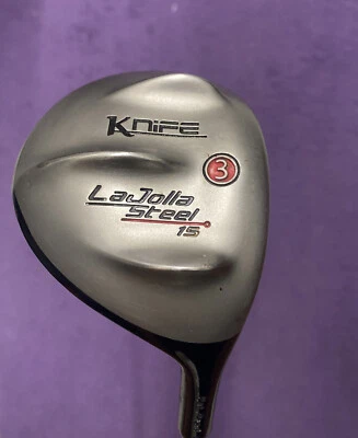 RH Lajolla Knife Steel 3 Wood 15* Regular Flex Shaft 43 " Length - Image 1 of 4