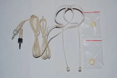 2 PCS Single Earhook Headset Mic Headworn Microphone For Sennheiser Wireless - Image 1 of 4