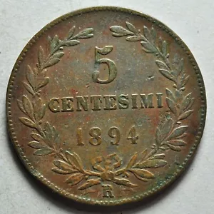 5 Cents 1894 San Marino - Picture 1 of 2