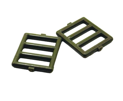 LEGO 6016 (x2) Barra 1 x 4 x 3 Ventana Rejilla Gris Oscuro - 1999 Star Wars 7101 Foto 1 de 2