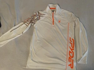 Spyder Kids Boys Girls Spider LS Base-Layer Pullover 1/4 Zip Size XL Youth - Picture 1 of 3