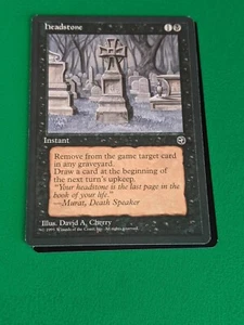 Headstone Homelands MTG LP Grey border misprint error very nice  - Picture 1 of 3
