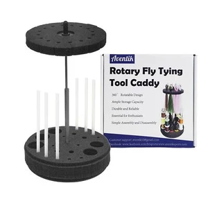 Aventik 360° Rotante Fly Tying Tool Caddy Rimovibile per Tenere Fly Tying Tools - Foto 1 di 10