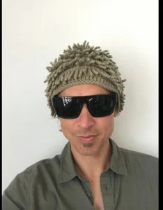 Cappello nudu africano Billy Gibbons ZZ ispirato al top. Bean all'uncinetto Dreadlocks. Talpa - Foto 1 di 9