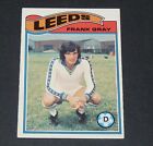 Frank Gray Leeds United Peacocks Football Card 1978 Topps Orange Panini