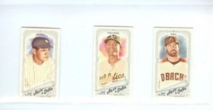 2018 TOPPS ALLEN & GINTER MINI PARALLEL LOGO BACK FINISH SET YOU PICK # 1-350 RC
