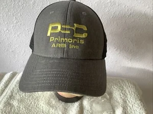 North Face Hat Snapback Mesh Back Trucker Black Logo Ball Cap Outdoors - Picture 1 of 7