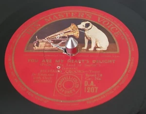 Richard Crooks – You Are My Heart's Delight / Just Two Hearts - 78RPM 10" record - Picture 1 of 1