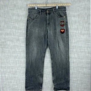 Coogi Mens Size 40x34 gray distressed jeans relaxed baggy 3118 - Picture 1 of 13