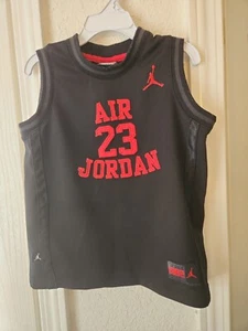 Michael Jordan Jersey 23 Sz 4 XS Youth Black Red Retro 3-4 Yrs 1982 - Picture 1 of 9