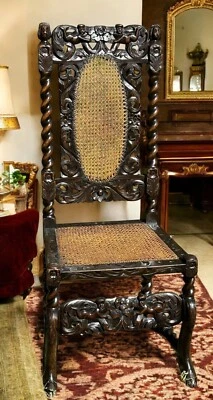 17th Century Charles II Caned Chair--Shipping Available - Image 1 of 4